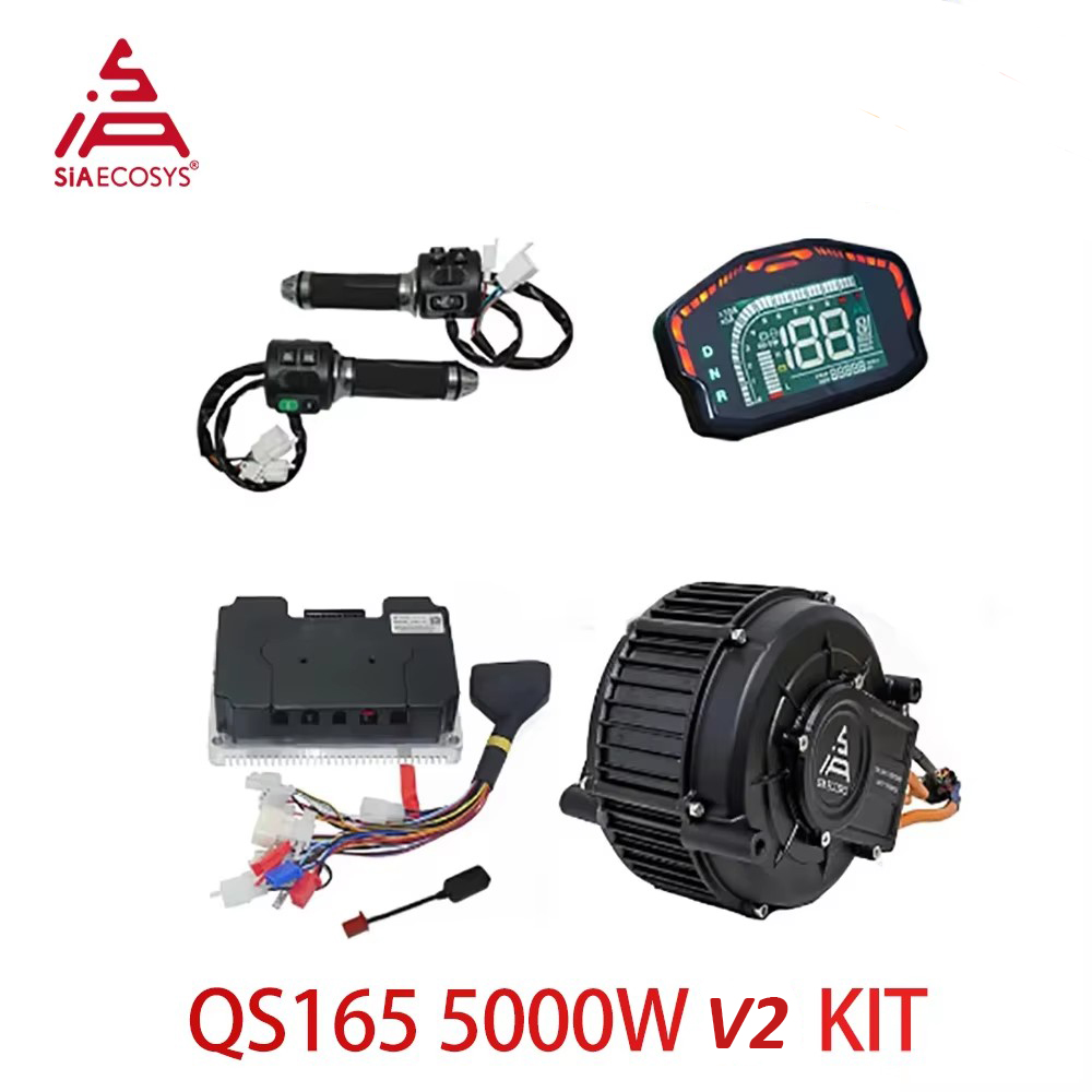 Mid Drive Motor Kit 72V 5000W - QS165 V2 5000 Вт 72 В