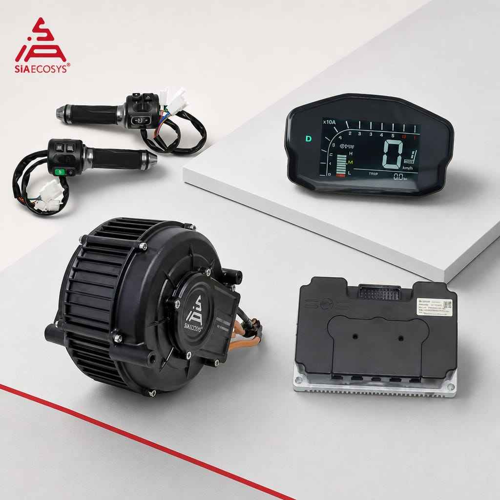 Mid Drive Motor Kit 72V 5000W - Комплект центрального приводного двигателя QSMOTOR QS165