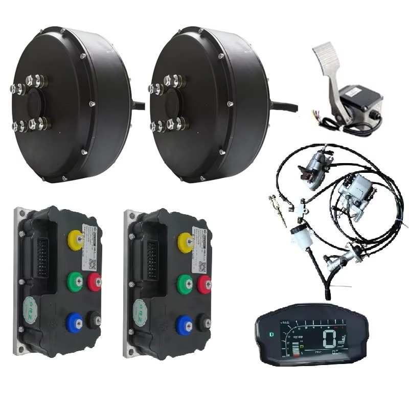 Qs Motor 273 8000W Hub Motor - Двойной комплект для переоборудования электромобиля с