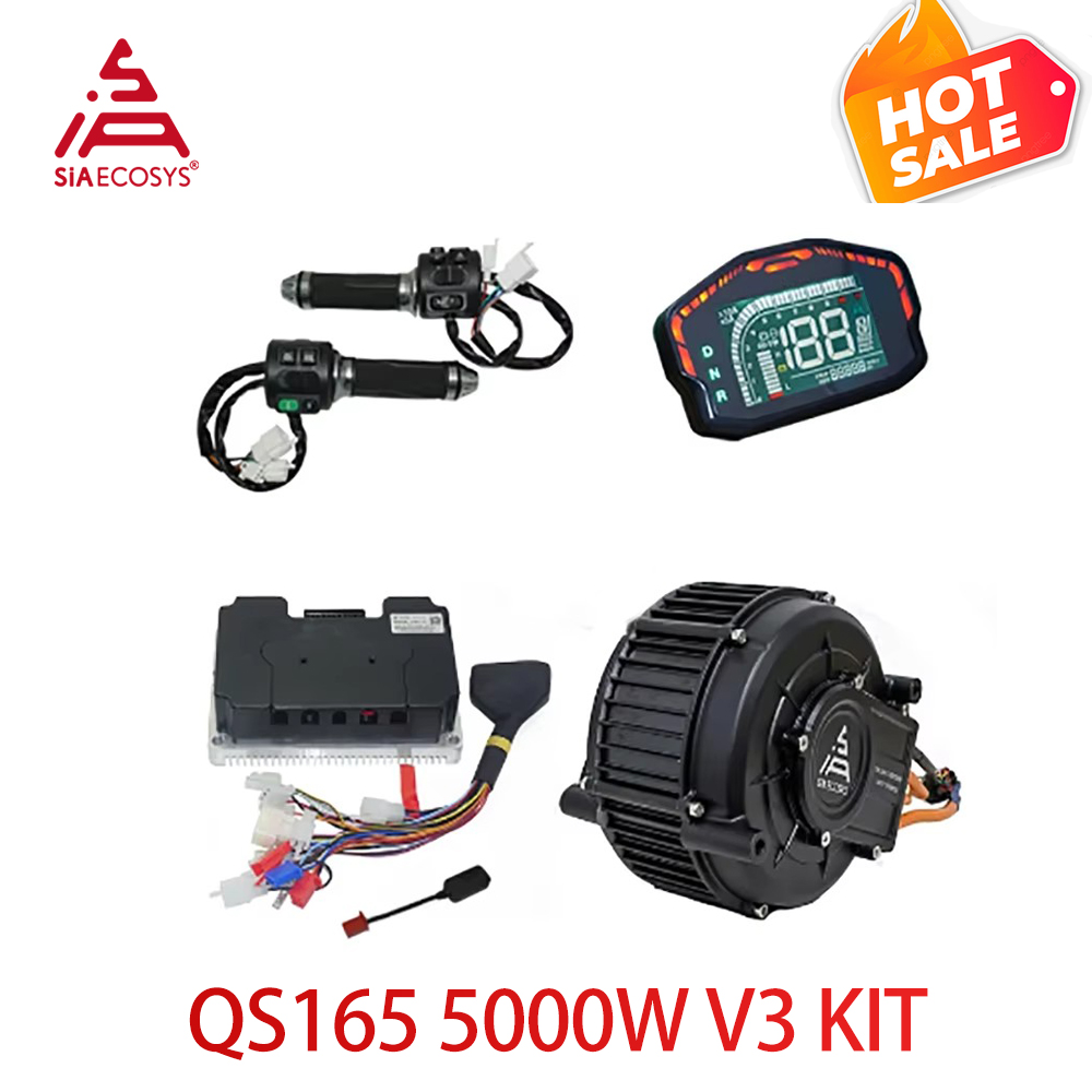 Mid Drive Motor Kit 72V 5000W - QS165 V2 Комплект двигателя со средним