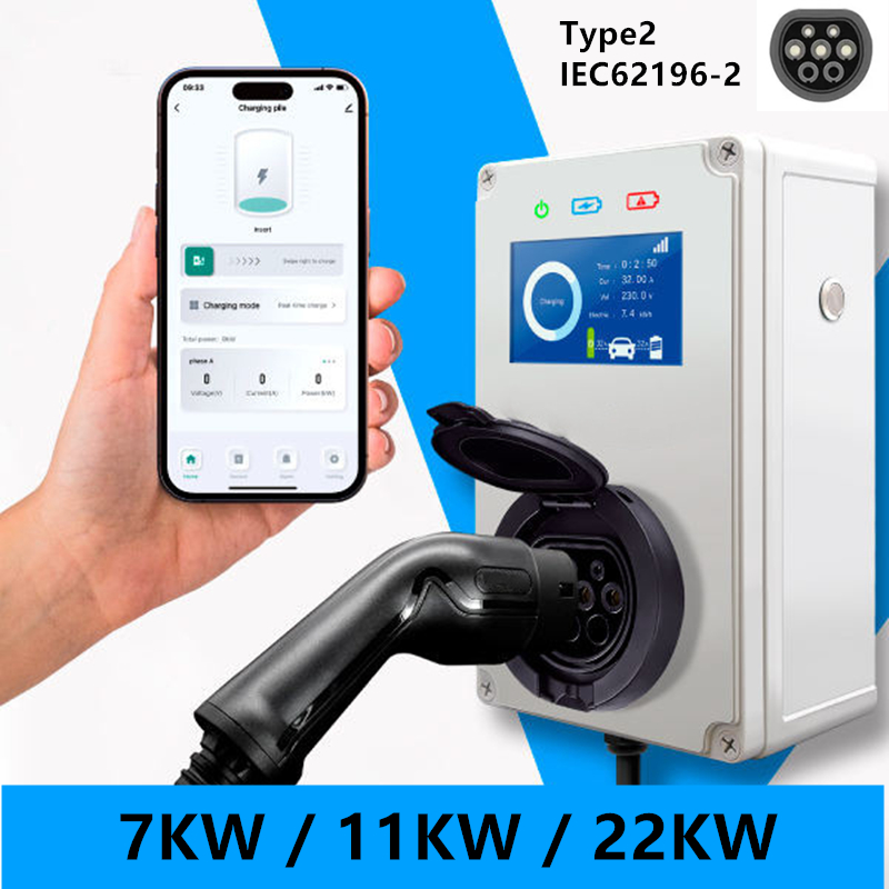 Ev Charger Type 2 22Kw 32A 3 Phase - Зарядная станция для электромобилей Type 2,