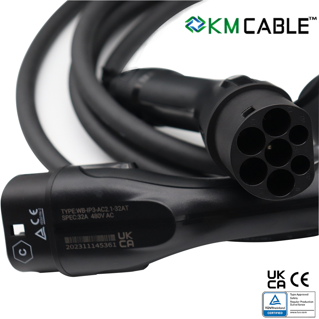 Оптовый кабель для зарядки эле – обзор и цена Ev Charger Type 2 22Kw 32A 3 Phase