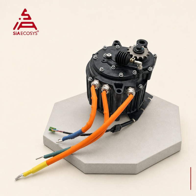 QSMOTOR J155A-36 5000W 72V Ком – обзор и цена Mid Drive Motor Kit 72V 5000W