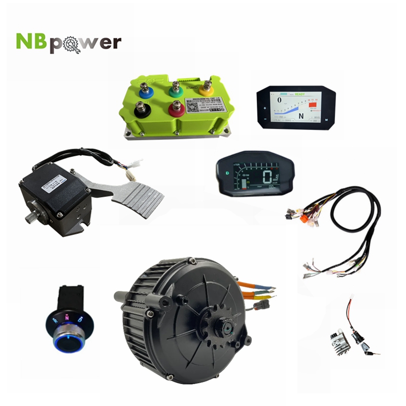 Комплект мотор-колеса QSMOTOR  – обзор и цена Mid Drive Motor Kit 72V 5000W