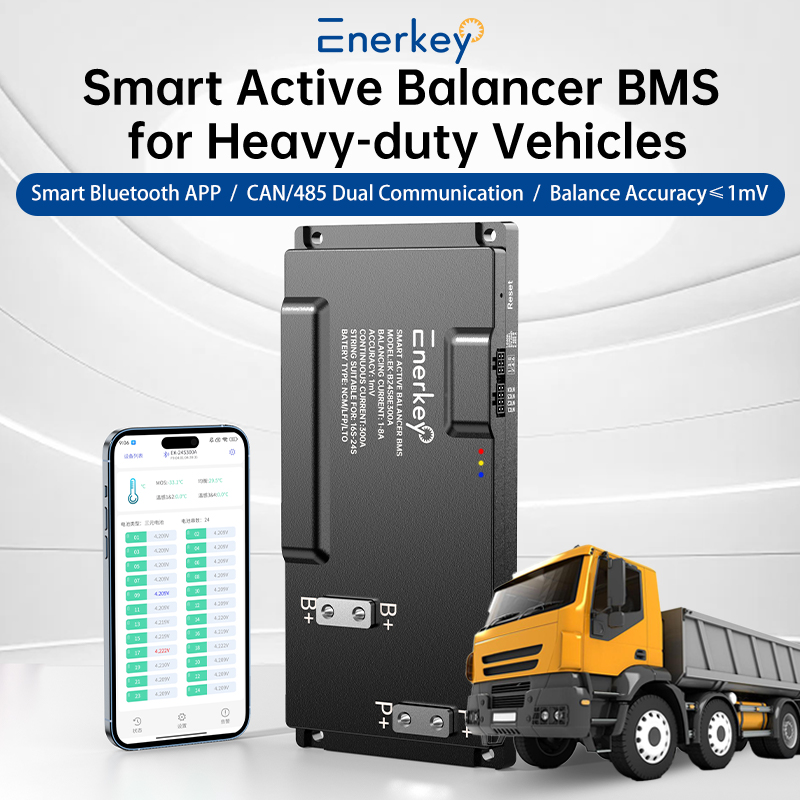 Enerkey Smart BMS 16S-24S 200A – обзор и цена Smart Bms 24S 200A Bluetooth Lifepo4