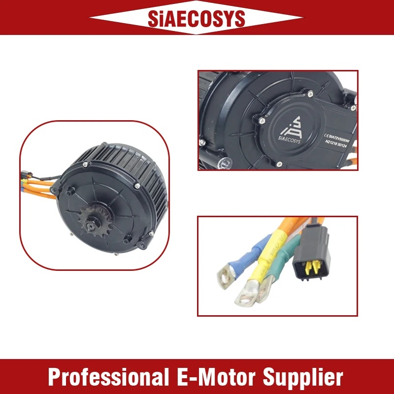 QSMOTOR QS165 V2, 5000 Вт, 35H – обзор и цена Mid Drive Motor Kit 72V 5000W