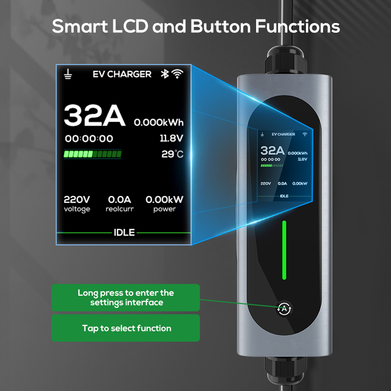 Портативное зарядное устройств – обзор и цена Type 2 Portable Ev Charger 11Kw Cee