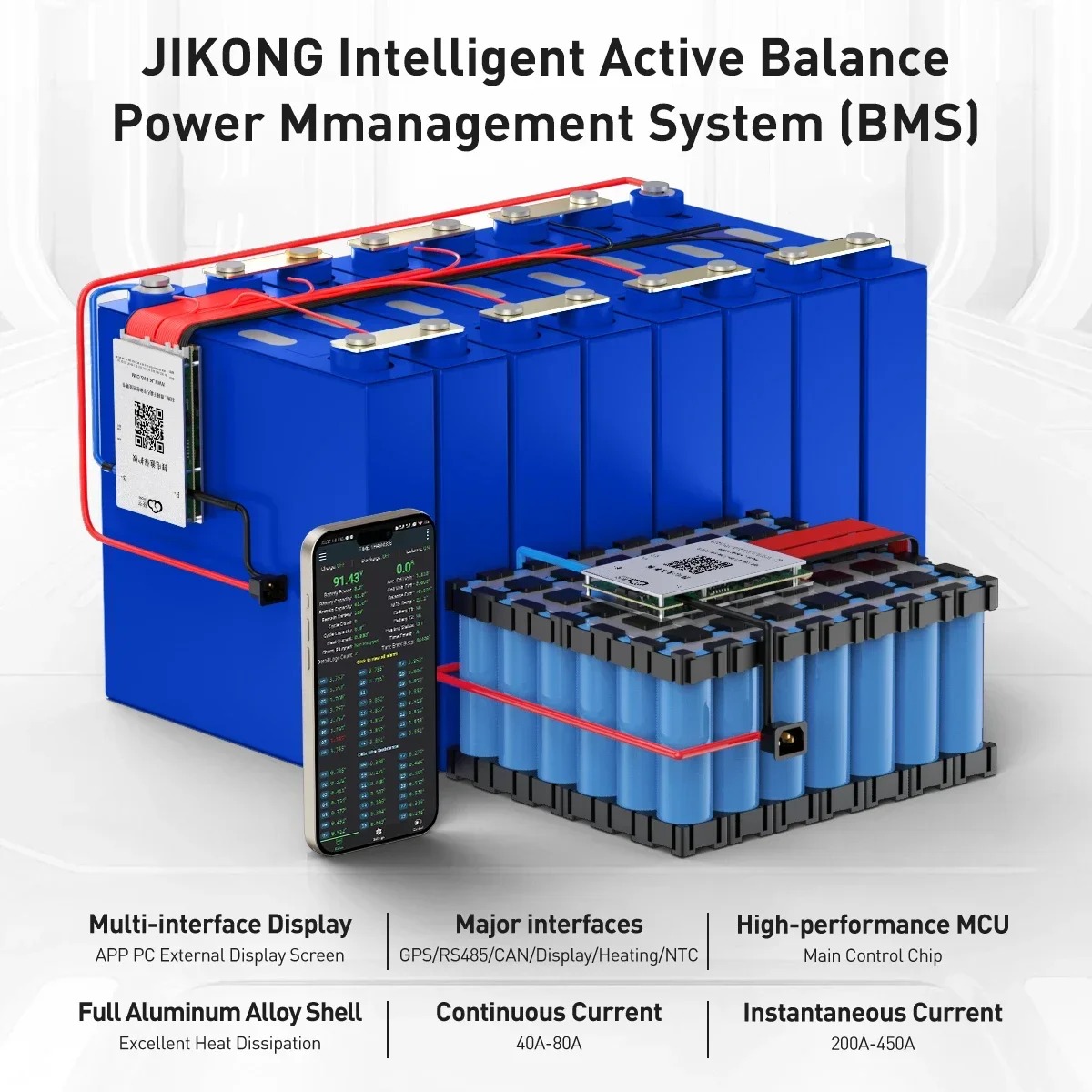 JK Smart BMS 4S-24S LiFePo4 Li – обзор и цена Smart Bms 24S 200A Bluetooth Lifepo4